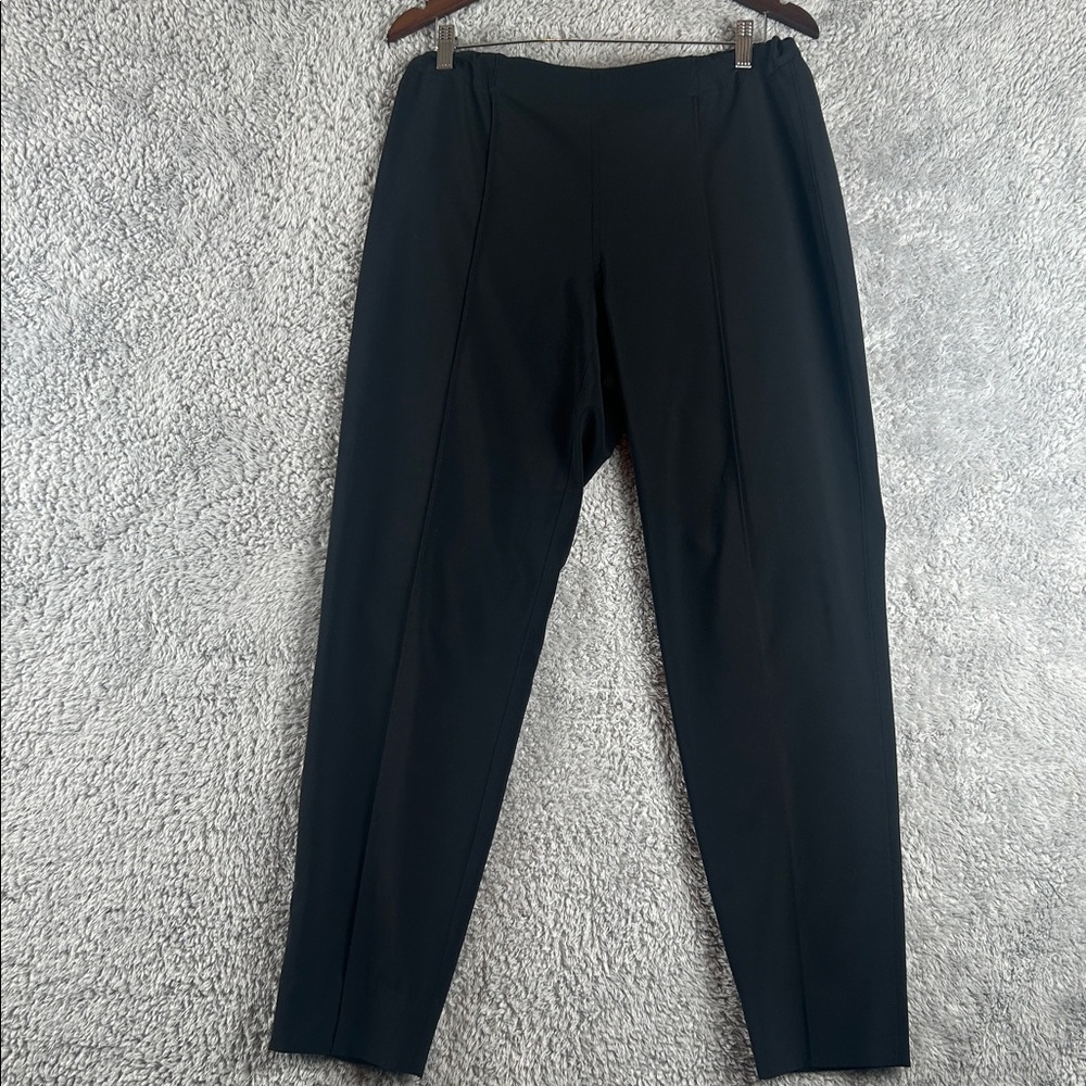 MM Lafleur Elastic Waist Band Black Pants Women’s Size 10